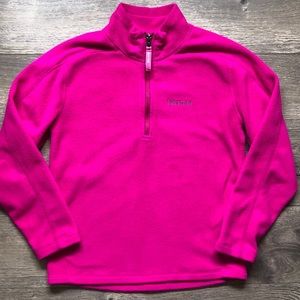 Girls Marmot Fleece Pullover w/ V zipper - Medium